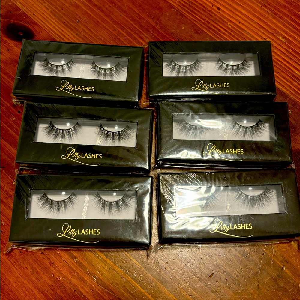 6 Count of Lilly Lashes 3D Mink Paris